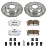 PowerStop K940-26 - Power Stop 01-05 Audi Allroad Quattro Rear Z26 Street Warrior Brake Kit