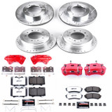PowerStop KC1133-36 - Power Stop 98-02 Lexus LX470 Front & Rear Z36 Truck & Tow Kit w/Calipers