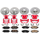 PowerStop KC114B - Power Stop 11-12 Infiniti G25 Front & Rear Z23 Evolution Sport Brake Kit w/Calipers