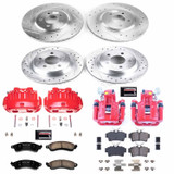 PowerStop KC1305D - Power Stop 94-98 Ford Mustang Front & Rear Z23 Evolution Sport Brake Kit w/Calipers