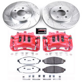 PowerStop KC1364-26 - Power Stop 03-04 Mercury Marauder Front Z26 Street Kit w/Cals