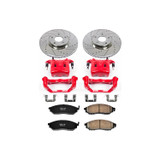 PowerStop KC112B - Power Stop 08-12 Infiniti EX35 Front Z23 Evolution Sport Brake Kit w/Calipers