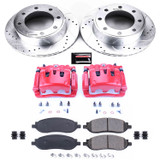 PowerStop KC1799 - Power Stop 05-07 Ford F-250 Super Duty Rear Z23 Evolution Sport Brake Kit w/Calipers