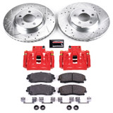 PowerStop KC1714A - Power Stop 12-19 Chrysler 300 Front Z23 Evolution Sport Brake Kit w/Calipers