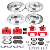 PowerStop KC1715A-26 - Power Stop 12-19 Chrysler 300 Front & Rear Z26 Street Warrior Brake Kit w/Calipers