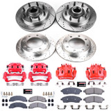 PowerStop KC1894A - Power Stop 00-02 Ford Excursion Front & Rear Z23 Evolution Kit w/Calipers PowerStop KC1894A - Power Stop 00-02 Ford Excursion Front & Rear Z23 Evolution Kit w/Calipers