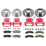 PowerStop KC1887 - Power Stop 1999 Ford F-250 Super Duty Front & Rear Z23 Evolution Sport Brake Kit w/Calipers