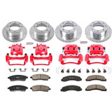 PowerStop KC1906 - Power Stop 2000 Ford Excursion Front & Rear Z23 Evolution Sport Brake Kit w/Calipers