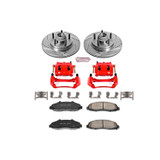 PowerStop KC1914A - Power Stop 00-03 Ford F-150 Front Z23 Evolution Sport Brake Kit w/Calipers