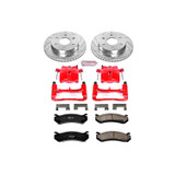 PowerStop KC2009 - Power Stop 02-06 Cadillac Escalade Front Z23 Evolution Sport Brake Kit w/Calipers