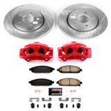PowerStop KC2219A - Power Stop 06-10 Jeep Commander Front Z23 Evolution Sport Brake Kit w/Calipers