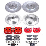 PowerStop KC2430 - Power Stop 06-11 Honda Ridgeline Front & Rear Z23 Evolution Sport Brake Kit w/Calipers