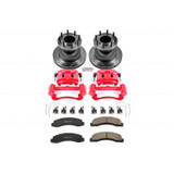 PowerStop KC2907 - Power Stop 99-02 Ford F-350 Super Duty Front Z23 Evolution Kit w/Cals