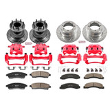 PowerStop KC2868 - Power Stop 99-00 Ford F-350 Super Duty Front & Rear Z23 Evolution Kit w/Calipers