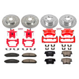 PowerStop KC2853A - Power Stop 12-19 Chrysler 300 Front & Rear Z23 Evolution Sport Brake Kit w/Calipers