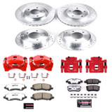 PowerStop KC2840A-26 - Power Stop 2012 Mitsubishi Lancer Front & Rear Z26 Street Warrior Brake Kit w/Calipers PowerStop KC2840A-26 - Power Stop 2012 Mitsubishi Lancer Front & Rear Z26 Street Warrior Brake Kit w/Calipers