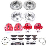 PowerStop KC2890 - Power Stop 2006 BMW 325i Front & Rear Z23 Evolution Sport Brake Kit w/Calipers