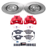 PowerStop KC2990 - Power Stop 05-06 Audi A4 Front Z23 Evolution Sport Brake Kit w/Calipers PowerStop KC2990 - Power Stop 05-06 Audi A4 Front Z23 Evolution Sport Brake Kit w/Calipers