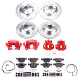 PowerStop KC2886 - Power Stop 2006 BMW 330i Front & Rear Z23 Evolution Sport Brake Kit w/Calipers