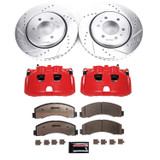 PowerStop KC3167-36 - Power Stop 10-21 Lincoln Navigator Front Z36 Truck & Tow Kit w/Cals