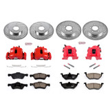 PowerStop KC4024 - Power Stop 05-06 Ford Escape Front & Rear Z23 Evolution Sport Brake Kit w/Calipers
