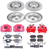 PowerStop KC4010 - Power Stop 04-09 Audi S4 Front & Rear Z23 Evolution Sport Brake Kit w/Calipers