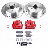 PowerStop KC4632A - Power Stop 06-09 Subaru Legacy Rear Z23 Evolution Sport Brake Kit w/Calipers
