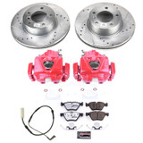 PowerStop KC4677-26 - Power Stop 08-10 BMW 328i Front Z26 Street Warrior Brake Kit w/Calipers