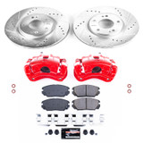 PowerStop KC4647A - Power Stop 06-10 Hyundai Sonata Front Z23 Evolution Sport Brake Kit w/Calipers