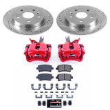PowerStop KC5531A - Power Stop 14-15 Chevrolet Malibu Rear Z23 Evolution Sport Brake Kit w/Calipers