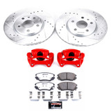 PowerStop KC5334-26 - Power Stop 10-11 Saab 9-5 Front Z26 Street Kit w/Cals