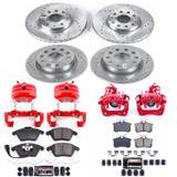 PowerStop KC5749 - Power Stop 10-12 Audi A3 Front & Rear Z23 Evolution Sport Brake Kit w/Calipers
