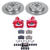 PowerStop KC5671 - Power Stop 10-13 Audi A3 Rear Z23 Evolution Sport Brake Kit w/Calipers
