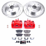 PowerStop KC5877A - Power Stop 07-15 Mazda CX-9 Rear Z23 Evolution Sport Brake Kit w/Calipers