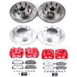 PowerStop KC5590-36 - Power Stop 10-11 Ford F-250 Super Duty Front & Rear Z36 Truck & Tow Kit w/Calipers