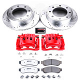 PowerStop KC5578-36 - Power Stop 10-13 Ford F-250 Super Duty Rear Z36 Truck & Tow Kit w/Cals