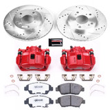 PowerStop KC6317-26 - Power Stop 13-15 Acura ILX Front Z26 Street Warrior Brake Kit w/Calipers