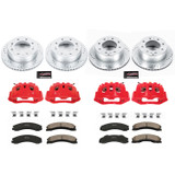 PowerStop KC6259 - Power Stop 12-14 Chevrolet Silverado 2500 HD Front & Rear Z23 Evolution Kit w/Cals
