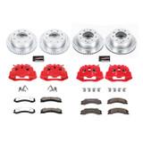 PowerStop KC6259-36 - Power Stop 12-14 Chevrolet Silverado 2500 HD Front & Rear Z36 Truck & Tow Kit w/Calipers