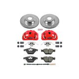 PowerStop KC6055 - Power Stop 2011 BMW 335d Front Z23 Evolution Sport Brake Kit w/Calipers
