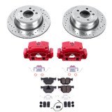 PowerStop KC5984 - Power Stop 07-15 BMW X5 Rear Z23 Evolution Sport Brake Kit w/Calipers
