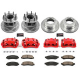 PowerStop KC6527 - Power Stop 2012 Ford F-350 Super Duty Front & Rear Z23 Evolution Kit w/Calipers