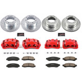 PowerStop KC6546 - Power Stop 2012 Ford F-350 Super Duty Front & Rear Z23 Evolution Kit w/Calipers