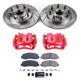 PowerStop KC6550 - Power Stop 12-13 Ford F-250 Super Duty Front Z23 Evolution Kit w/Cals