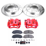 PowerStop KC6545 - Power Stop 2012 Ford F-250 Super Duty Front Z23 Evolution Sport Brake Kit w/Calipers