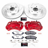 PowerStop KC6492-36 - Power Stop 15-17 Chevrolet City Express Front Z36 Truck & Tow Brake Kit w/Calipers