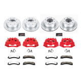 PowerStop KC6992-36 - Power Stop 15-19 Chevrolet Silverado 2500 HD Front & Rear Z36 Truck & Tow Kit w/Calipers
