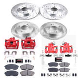 PowerStop KC751 - Power Stop 2001 Nissan Sentra Front & Rear Z23 Evolution Sport Brake Kit w/Calipers