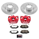 PowerStop KC7301-36 - Power Stop 16-18 Fiat 500X Rear Z36 Truck & Tow Brake Kit w/Calipers