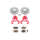 PowerStop KC898-26 - Power Stop 99-10 Volkswagen Beetle Front Z26 Street Warrior Brake Kit w/Calipers